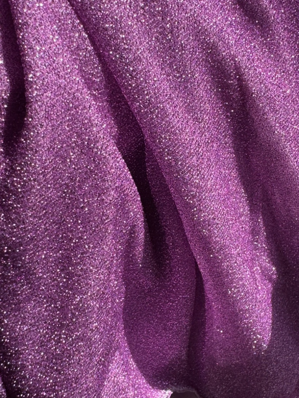 NWT Oseree Lumiere Glitter Purple One-Piece Maillot Swimsuit M - Picture 9 of 13